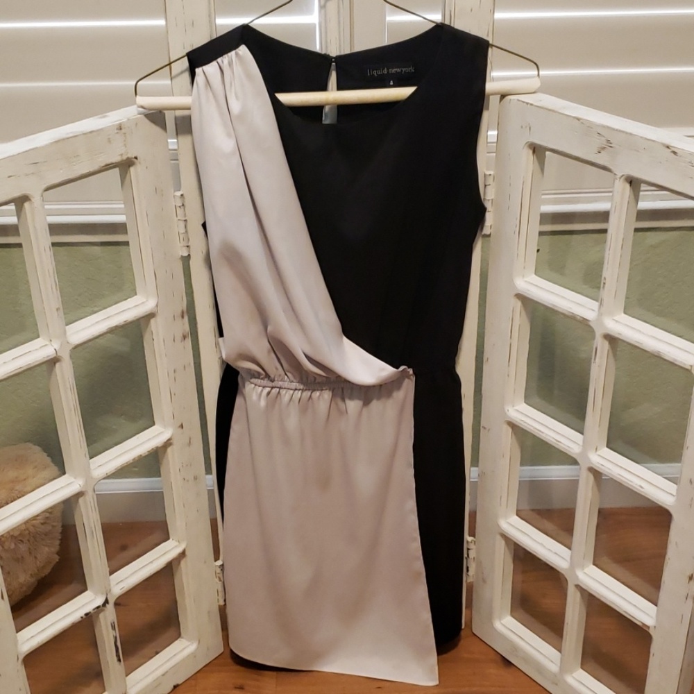 Black and white dress